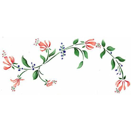 flower vine stencils